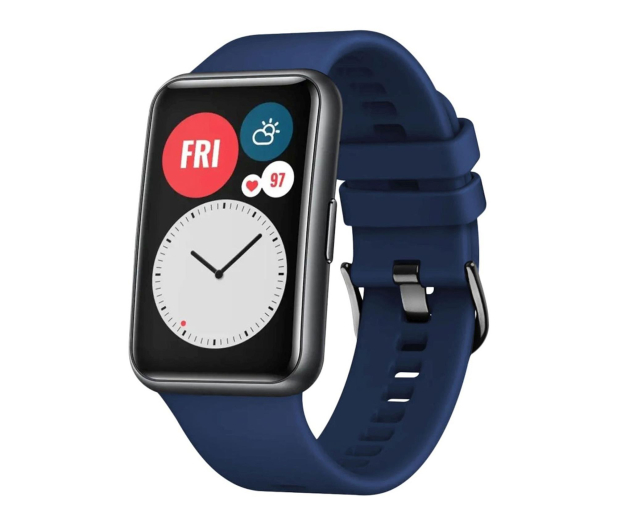 FIXED Silicone Strap do Huawei Watch FIT blue - 1341079 - zdjęcie 3